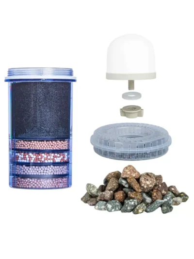 Pack completo de filtros y piedras Aqualine 12 - Alcalino